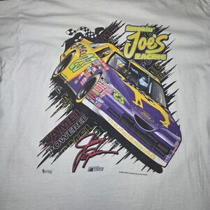 Vtg 1997 Camel Joe's Racing NASCAR T-Shirt Smokin' Joe's Camel #23 Thunderbird